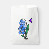Kawaii Bluebells mit Butterfly Gevor-Tasche Geschenktütchen (Vorderseite)