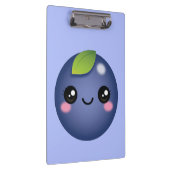 Kawaii Blueberry Clipboard Klemmbrett (Rechts)