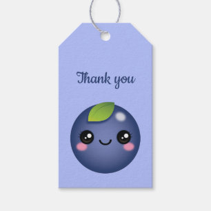 Kawaii Blueberry Gift Tags Geschenkanhänger