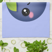 Kawaii Blueberry Kitchtuch Geschirrtuch (Gefaltet)
