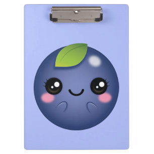 Kawaii Blueberry Klemmbrett