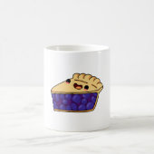 Kawaii Blueberry Pie Kaffeetasse (Mittel)