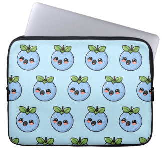 Kawaii Blueberry Plushii Laptopschutzhülle