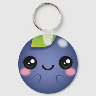 Kawaii Blueberry Schlüsselanhänger