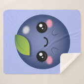 Kawaii Blueberry Sherpadecke (Vorderseite (Horizontal))