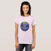 Kawaii Blueberry T-Shirt (Vorne ganz)