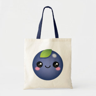 Kawaii Blueberry Tote Bag Tragetasche