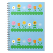 Kawaii Blume Field Notizblock (Vorderseite)