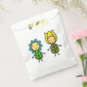 Kawaii Blume Girls Gefallen Beutel - Blau & Gelb Geschenktütchen (Versiegelt)