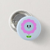 KAWAII BLUMEN-NIEDLICHER BUTTON-KNOPF BUTTON (Vorne & Hinten)