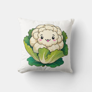 Kawaii Blumenkohl Kissen