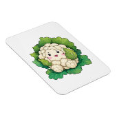 Kawaii Blumenkohl Magnet (Rechte Seite)