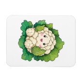 Kawaii Blumenkohl Magnet (Horizontal)