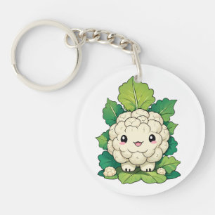 Kawaii Blumenkohl Schlüsselanhänger