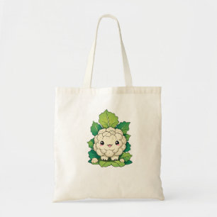 Kawaii Blumenkohl Tragetasche