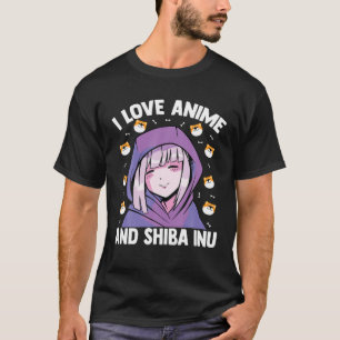Kawaii Blushing Otaku Girl - I Liebe Anime and Shi T-Shirt
