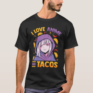 Kawaii Blushing Otaku Girl - I Liebe Anime and Tac T-Shirt