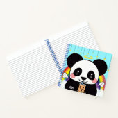 Kawaii Boba Panda Bar Notebook Notizblock (Innenseite)