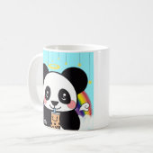 Kawaii Boba Panda Bear Tasse (Vorderseite Links)