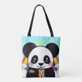 Kawaii Boba Panda Bear Tote Bag Tasche
