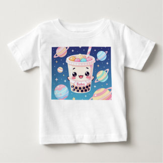Kawaii Boba Tea Galaxy Kleinkind T - Shirt