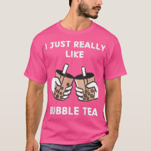 Kawaii Boba Tea Ich mag wirklich Niedlichen Blasen T-Shirt