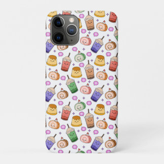 Kawaii Boba Tea Pattern Case-Mate iPhone Hülle