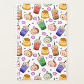 Kawaii Boba Tea Pattern Planer (Vorderseite)