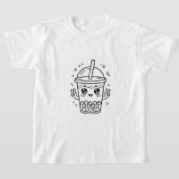 Kawaii-Boba-Tee-Färbung