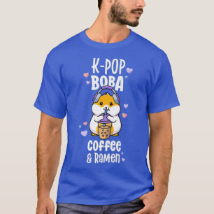 Kawaii Boba und KPop Shirt Girls Coffee Ramen
