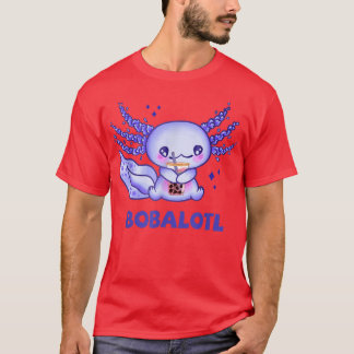 Kawaii Bobalotl Axolotl Bubble Boba Tee für Frauen