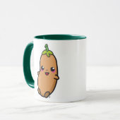 Kawaii Bohnen-Tasse Tasse (Vorderseite Links)