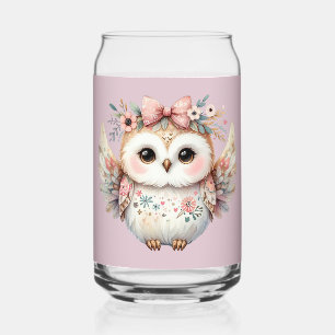 Kawaii Boho Eulenillustration Dosenglas