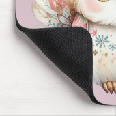 Kawaii Boho Owl Illustration Lavender Mousepad (Ecke)
