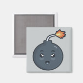 Kawaii Bomb Magnet (Vorderseite/Rückseite)