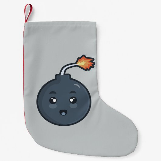 Kawaii Bombe Kleiner Weihnachtsstrumpf (Vorderseite)