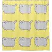 Kawaii Bonze Duschvorhang (Vorderseite)