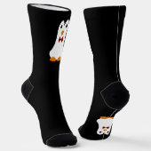 Kawaii Bow Krawatte Penguin Socken (Gewinkelt)