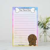 Kawaii-Boykin-Spanische Stationierung Briefpapier (Stehend Vorderseite)