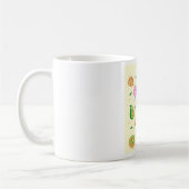 Kawaii Breakfast Pattern Kaffeetasse (Links)