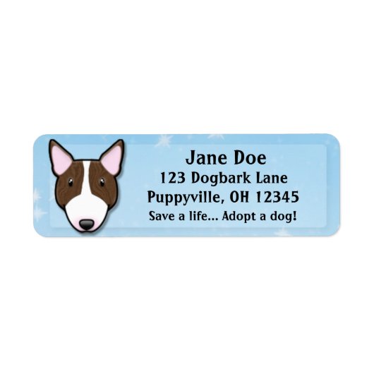Kawaii Brindle Bull Terrier (Vorne)