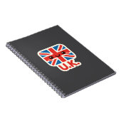 Kawaii British Flag - Niedliches britisches Design Notizblock (Rechte Seite)