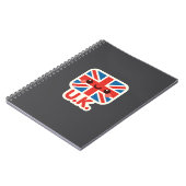 Kawaii British Flag - Niedliches britisches Design Notizblock (Linke Seite)