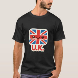 Kawaii British Flag - Niedliches britisches Design T-Shirt