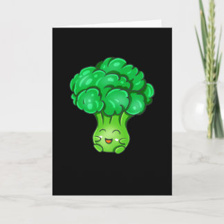 Kawaii Broccoli Niedlich Vegetables Veggie Fun Foo Karte