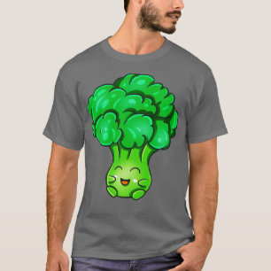 Kawaii Broccoli Niedlich Vegetables Veggie Fun Foo T-Shirt
