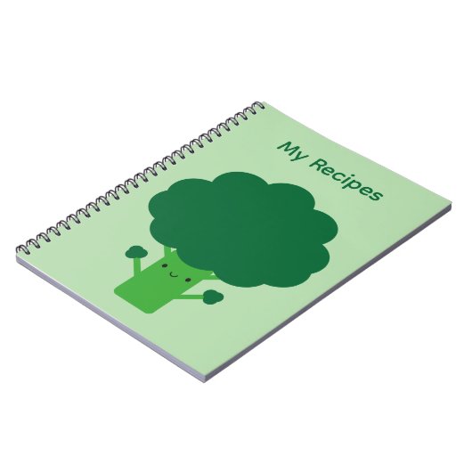 Kawaii Broccoli Notizblock (Linke Seite)