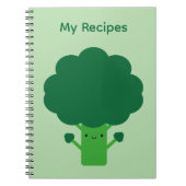 Kawaii Broccoli Notizblock (Vorderseite)