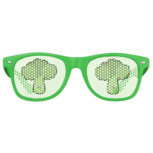 Kawaii Broccoli Sonnenbrille (Vorderseite)