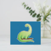 Kawaii Bronto Postkarte (Stehend Vorderseite)